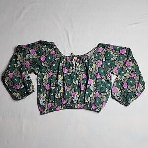 NWT Marine Layer Tiana Cropped Blouse Size Medium